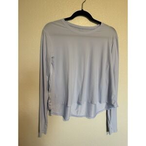 Lululemon Modal Lounge Long-Sleeve Shirt Breathable Cropped Sheer